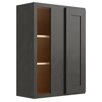 Image for Cnc Cabinetry Luxor Smoky Grey Blind Wall Cabinet 36w X 36h from HD Supply