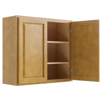 CNC Cabinetry Country Oak Wall Cabinet 24w X 24h