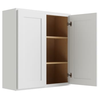 Image for CNC Cabinetry Luxor White Wall Cabinet 27w X 36h from HD Supply