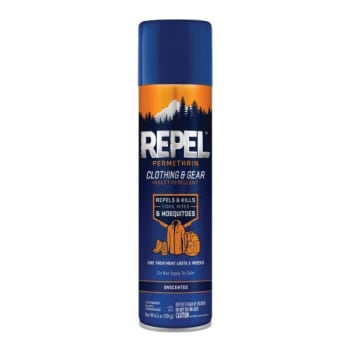 Repel 6.5 Oz Permethrin Clothing And Gear Insect Repellent, Aerosol Case Of 6