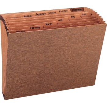 Sparco™ Brown Heavy-Duty Expanding Accordion File Without Flap
