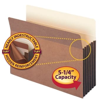 Image for Smead® Tuff Dark Brown Expansion File Pocket, Package Of 10 from HD Supply