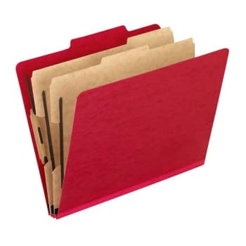Image for Pendaflex® Pressguard Scarlet Color Classification File Folder Pack Of 10 from HD Supply