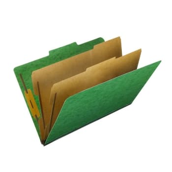 Image for Pendaflex® Pressguard Green Color Classification File Folder Pack Of 10 from HD Supply