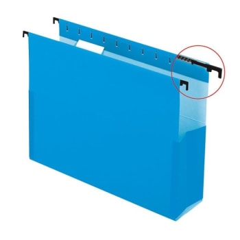 Image for Pendaflex® Surehook Blue Reinforcement Expansion Box File 2" Pack Of 25 from HD Supply