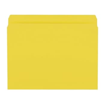 Image for Smead® Yellow Straight-Cut Reinforced Tab File Folder, Package Of 100 from HD Supply