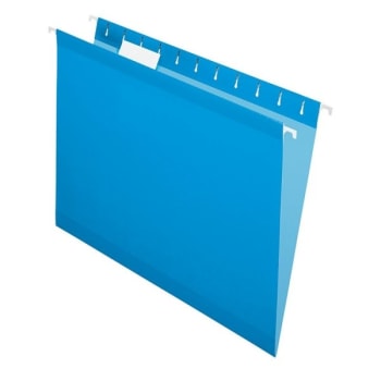 Image for Office Depot® Blue Letter-Size Hanging Folder Pack Of 25 from HD Supply