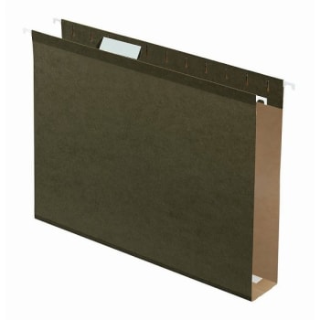 Image for Office Depot® Green Tab-View Xtra-Capacity Box-Bottom Folder Pack Of 25 from HD Supply
