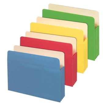 Image for Office Depot® Assorted Colors Expansion File Cabinet Pocket Pack Of 5 from HD Supply