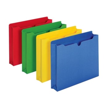 Image for Office Depot® Assorted Colors Expansion File Jacket Pack Of 10 from HD Supply