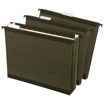 Image for Office Depot® Standard Green Hanging Pocket With Full-Height Gusset Pack Of 4 from HD Supply
