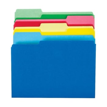 Image for Office Depot® Assorted Colors 1/3-Cut File Folder Pack Of 24 from HD Supply