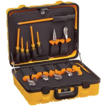 Image for Klein Tools® Orange 13-Piece Insulated Utility Tool Kit 15.37" from HD Supply