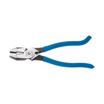 Klein Tools® Blue High Leverage Ironworker'S Plier 9" For Heavy-Duty Cutting