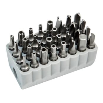 Klein Tools® Steel 32-Piece Tamperproof Bit Set