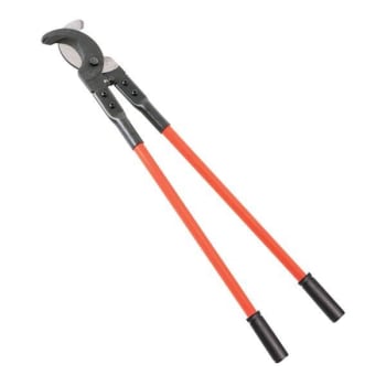 Klein Tools® Black/Orange Standard Cable Cutter 32" With Fiberglass Handle