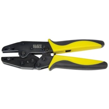 Image for Klein Tools® Black/yellow Ratcheting Crimper Frame 8-3/4" from HD Supply