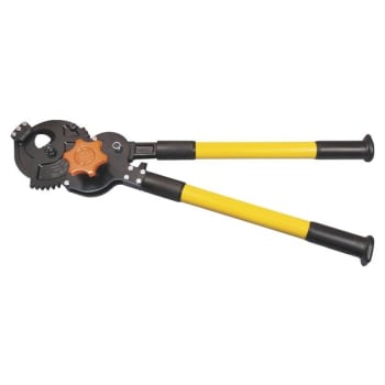 Image for Klein Tools® Yellow Heavy-Duty Ratcheting Cable Cutter 28" from HD Supply