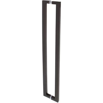 Image for Delaney Hardware Barn Door 5' Double-Sided Square Pull Black from HD Supply