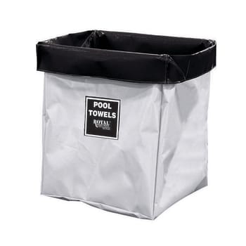 Image for Royal Basket Trucks 8 Bushel X-Frame Replacement Bag, White Vinyl, Pool Towels from HD Supply