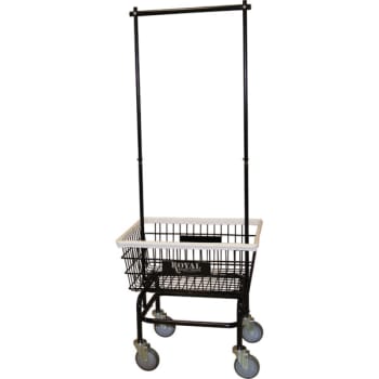 Small Wire Laundry Cart Double Hanger Included Hd Supply