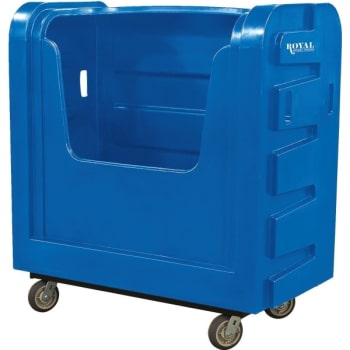 Image for Royal Basket Trucks 36 Cubic Foot Bulk Polyethylene Truck, Blue from HD Supply