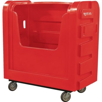 Image for Royal Basket Trucks 36 Cubic Foot Bulk Polyethylene Truck, Red from HD Supply