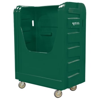 Image for Royal Basket Trucks 48 Cu Ft Bulk Poly Truck 50 1/2 X 28 X 59 X 66 3/4”, Green from HD Supply