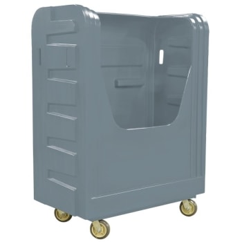 Image for Royal Basket Trucks 48 Cu Ft Bulk Poly Truck 50 1/2 X 28 X 59 X 66 3/4”, Gray from HD Supply