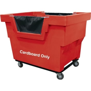 Image for Royal Basket Trucks 26.5 Cubic Foot Mail Truck, Red, With Cardboard Only Decal from HD Supply