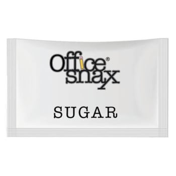 Image for Office Snax Premeasured Single-Serve Sugar Packets, Case Of 1200 from HD Supply