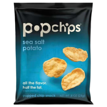 Image for Popchips® Potato Chips, Bbq/Sea Salt Flavor, .8 Oz Bag, Package Of 6 from HD Supply