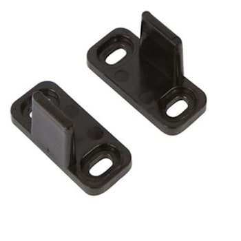 Image for Delaney Hardware Barn Door Double Floor Guide Black from HD Supply