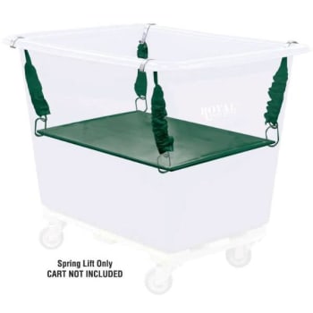 Image for Royal Basket Trucks 6 Bushel Polyethylene Spring Lift, Green from HD Supply
