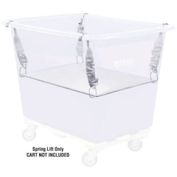 Image for Royal Basket Trucks 10 Bushel Polyethylene Spring Lift, White from HD Supply