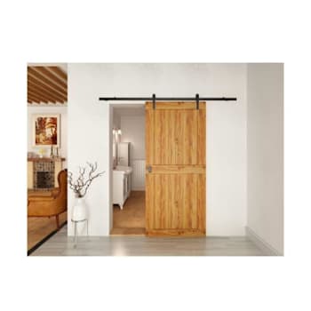 Delaney Hardware Barn Door 1000 Series 6ft Black, Standard