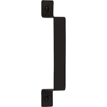 Delaney Hardware Barn Door Handle Black , Flat Square