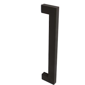 Delaney Hardware Barn Door Single Sided Handle Black H23