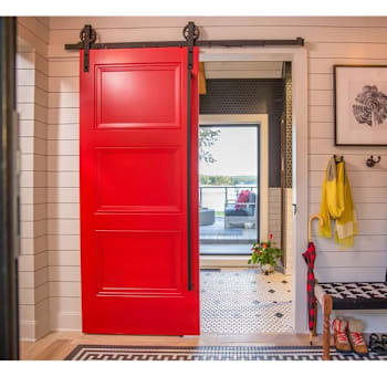 Delaney Hardware Barn Door 5000 Series 6ft Orb, Wagon Wheel