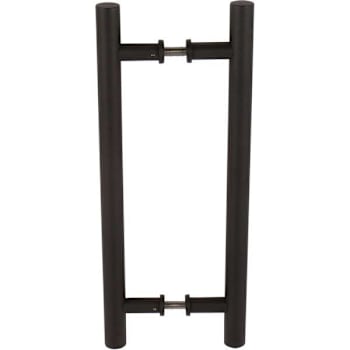 Delaney Hardware Barn Door Double Side Handle 15-3/4 Black