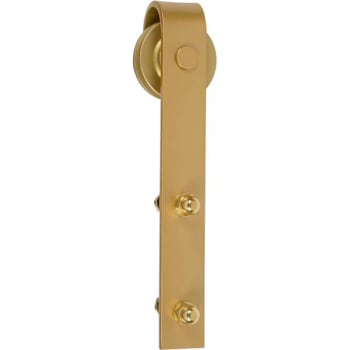 Delaney Hardware Barn Door 1000 Series 8 Ft Satin Brass, Standard