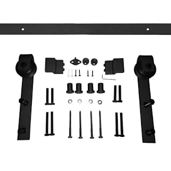 Image for Delaney Hardware Barn Door 1000 Series 8ft Black, Standard from HD Supply