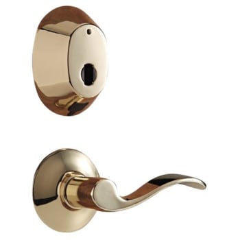 Image for Dormakaba Insync D Series Entry Deadbolt, Bright Brass, Non-Handed, Square from HD Supply