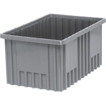 Image for Quantum Storage Systems Gray Grid Container 16-1/2x10-7/8x8 In Package Of 8 from HD Supply