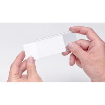 Image for Quantum Storage Systems Clear Label Holder With Laser Label Insert Package Of 25 from HD Supply