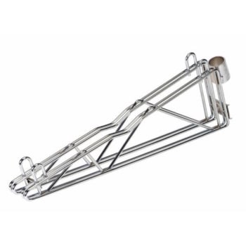 Image for Quantum Storage Systems® Wire Post Cantilever Double Arm - Chrome 1-24l Inch from HD Supply