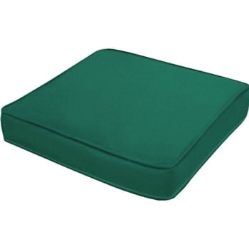 Image for Fiberbuilt Umbrellas Custom Cushion Pool/floor Pillow In Sunbrella Forest Green from HD Supply