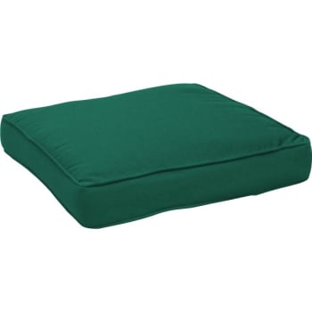 Image for Fiberbuilt Umbrellas Custom Box Welt Seat Cushion In Sunbrella Forest Green from HD Supply