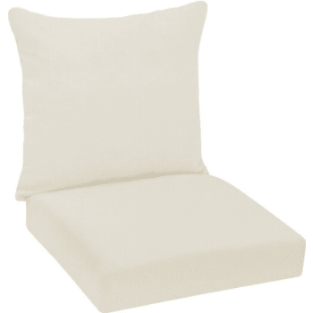 Image for Fiberbuilt Custom Cushion Deep Seating Seat/back In Sunbrella Natural from HD Supply