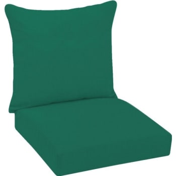 Image for Fiberbuilt Custom Cushion Deep Seating Seat/back In Sunbrella Forest Green from HD Supply